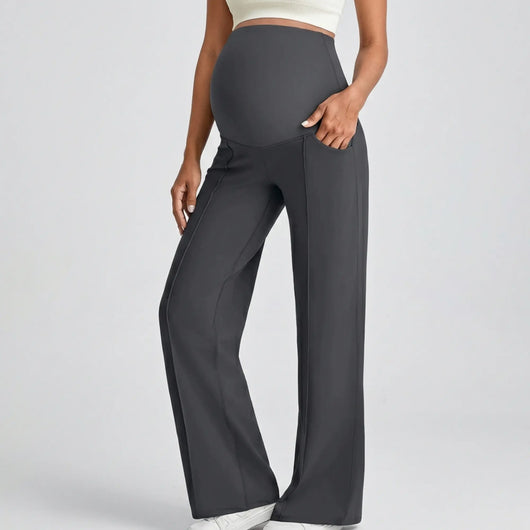 Flared Yoga Pants for Maternity & Postpartum Comfort