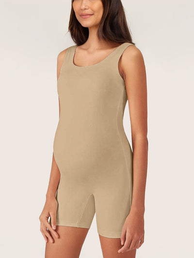 Maternity & Postpartum Bodysuit Romper — Comfortable, Flattering One-Piece