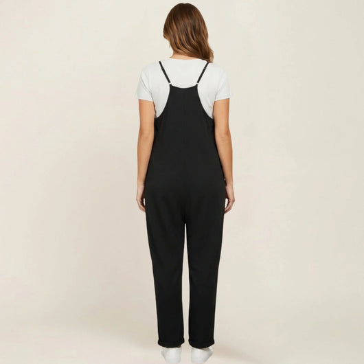 Relaxed-Fit Oversized Jumpsuit for Maternity & Postpartum