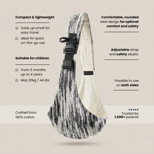 Somnia Baby Sling Carrier | Urban Brushstroke