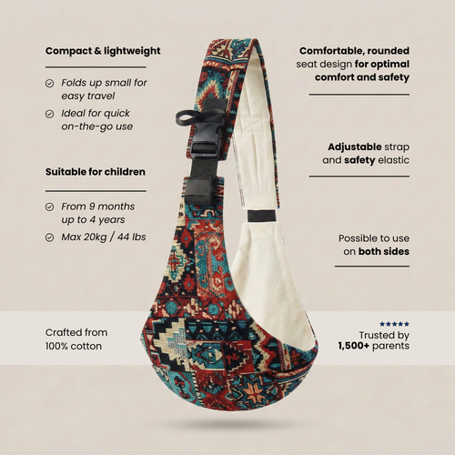 Somnia Baby Sling Carrier | Bohemian Rust