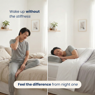Ergonomic Memory Foam Pillow (15 cm)