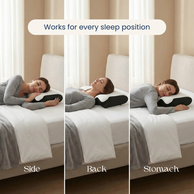 Ergonomic Memory Foam Pillow (15 cm)
