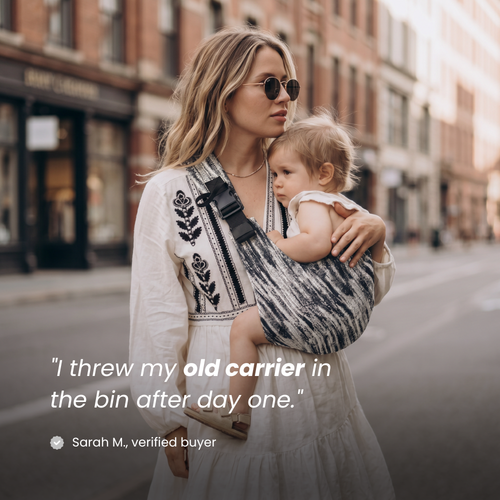 Somnia Baby Sling Carrier | Urban Brushstroke