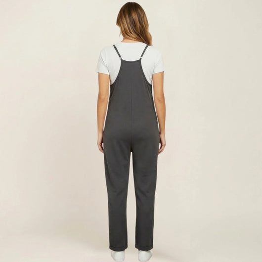 Relaxed-Fit Oversized Jumpsuit for Maternity & Postpartum