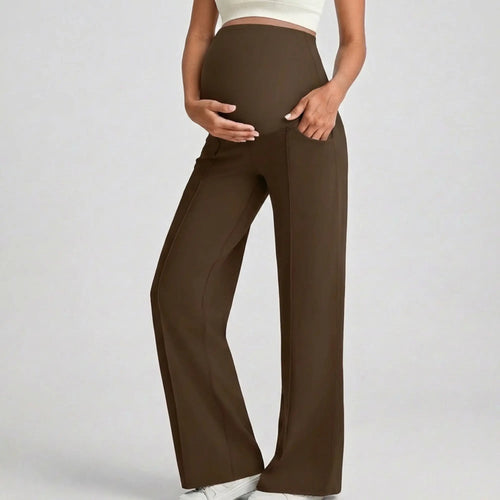 Flared Yoga Pants for Maternity & Postpartum Comfort