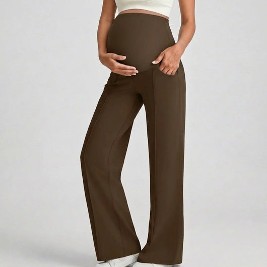 Flared Yoga Pants for Maternity & Postpartum Comfort