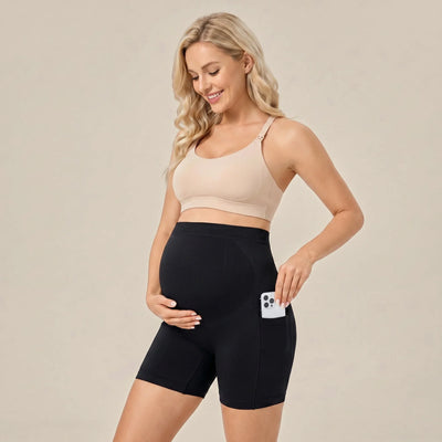 Comfy Stretch Maternity Shorts for Everyday Comfort