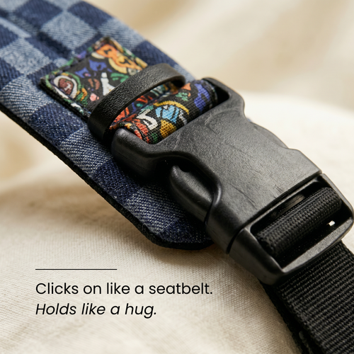 Somnia Baby Sling Carrier | Navy Check