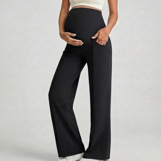 Flared Yoga Pants for Maternity & Postpartum Comfort