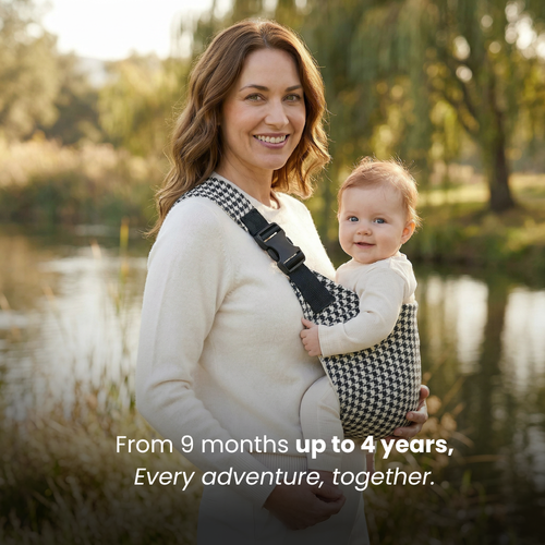 Somnia Baby Sling Carrier | Classic Houndstooth