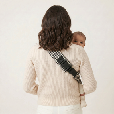 Baby Sling Carrier | Classic Houndstooth — secure, ergonomic, and designed  for on the go.