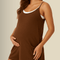 Chic Maternity & Postpartum Romper Mini Dress