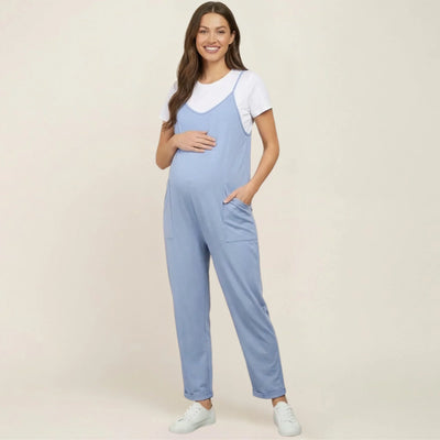 Relaxed-Fit Oversized Jumpsuit for Maternity & Postpartum
