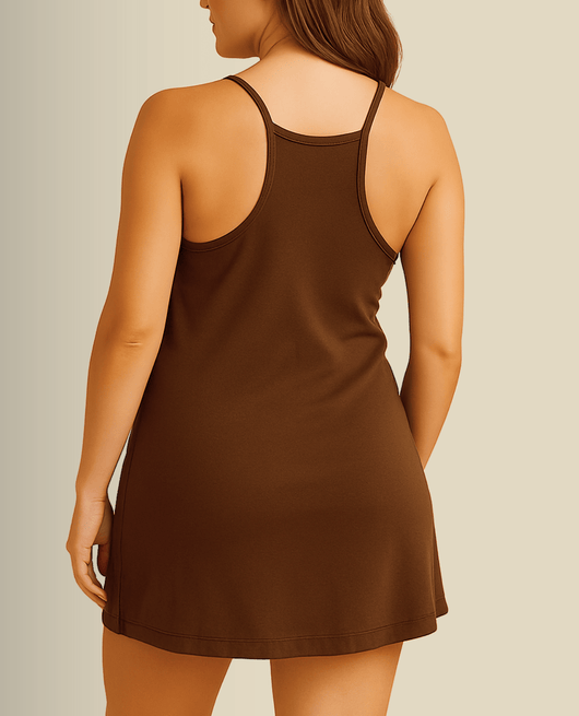 Chic Maternity & Postpartum Romper Mini Dress