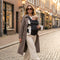 The Mama Carrier - Onyx Houndstooth Grey