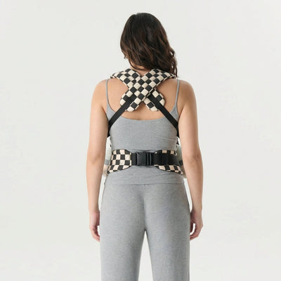 The Mama Carrier - Ivory Checkered Black