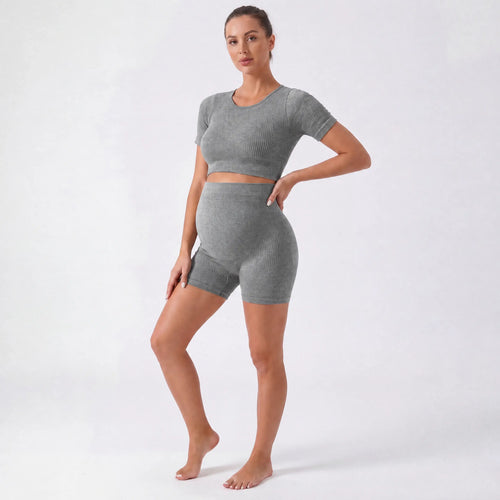 Ribbed Maternity Co-ord Set