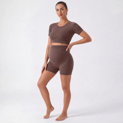 Ribbed Maternity Co-ord Set